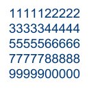 50 selbstklebende Klebezahlen wetterfest (14 cm hoch, in...