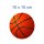 Basketball Aufkleber – wetterfester Sport-Sticker für Auto, Fenster & Co. (10 x 10 cm)