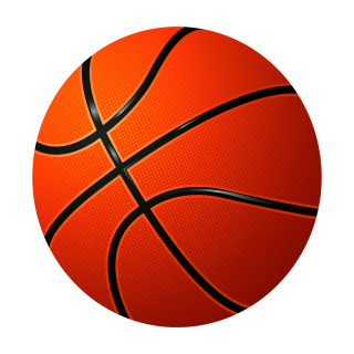 Basketball Aufkleber – wetterfester Sport-Sticker für Auto, Fenster & Co. (20 x 20 cm)