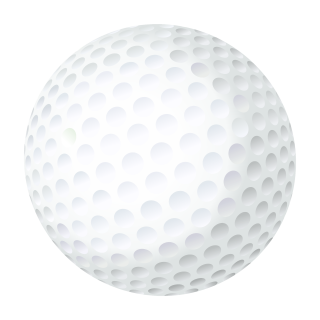 Golfball Aufkleber – realistischer Sport-Sticker für Auto, Helm & Co.
