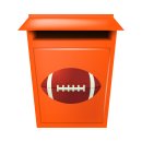 Football Aufkleber – wetterfester Sport-Sticker für Auto, Wohnmobil & Fenster