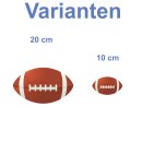 Aufkleber Football Sticker für Kinder selbstklebend Autoaufkleber Album Dekoration Set Car Motorradhelm Wohnwagen wetterfest 20 x 20 cm