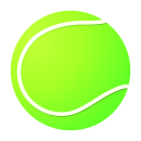 Tennisball Aufkleber – Sportlicher Sticker für...