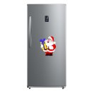 Weihnachtsmann Aufkleber – wetterfester Weihnachts-Sticker für Auto & Fenster (10 x 8,3 cm)