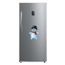 Schneemann Aufkleber Weihnachten – wetterfester Sticker für Auto & Fenster (10 x 7 cm)