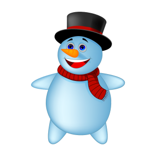 Schneemann Aufkleber Weihnachten – wetterfester Sticker für Auto & Fenster (20 x 14 cm)