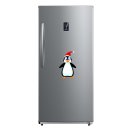 Weihnachtsaufkleber Pinguin – winterlicher Sticker für Auto, Fenster & mehr