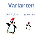 Weihnachtsaufkleber Pinguin – süßer...