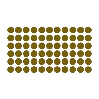 Klebepunkte – 1060 doppelseitige Farbpunkte & Farbetiketten (0,5 cm, gold)