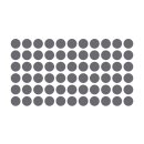 Klebepunkte – 210 doppelseitige Farbpunkte & Farbetiketten (2 cm, silber)