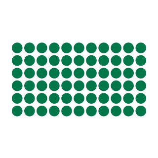 Klebepunkte – 55 doppelseitige Farbpunkte & Farbetiketten (4 cm, grün)