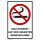 Verbotsschild Rauchverbot - Rauchverbot auf dem gesamten Werksgelände - Warnhinweis 30 x 45 cm