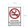 Verbotsschild Rauchverbot - Rauchverbot auf dem gesamten Firmengelände - Warnhinweis 40 x 60 cm