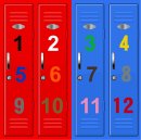 10 Klebezahlen selbstklebend wetterfest