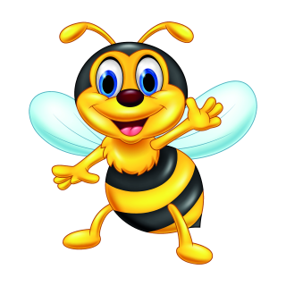 Smile Aufkleber – Lustige Honigbiene Sticker für Auto, Fenster & mehr