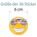 15 lustige Aufkleber (1 Sticker je Motiv je 6cm ) für Helm Autoaufkleber Wohnmobil Mülltonnenaufkleber Wohnwagen