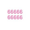 10 Klebezahlen selbstklebend wetterfest: „6“...